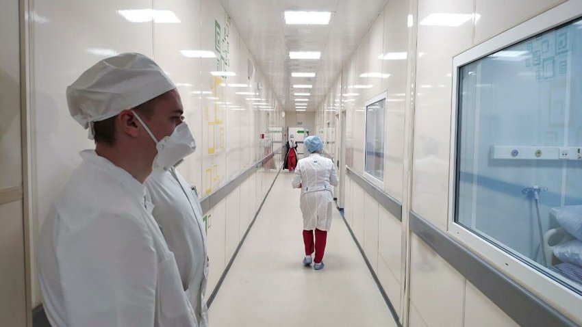 В Тюмени военные рекордно быстро возвели медицинский центр - «Строительство»