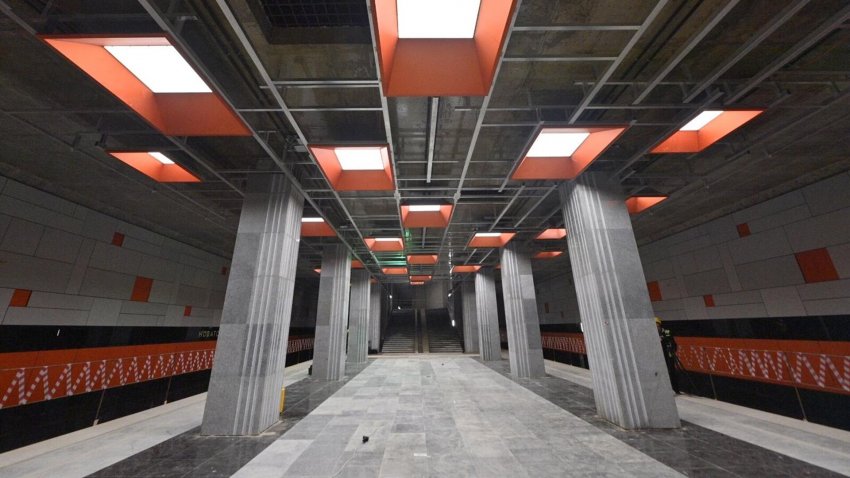 Собянин: строительство трех станций Троицкой линии вышло на финальный этап - «Строительство»