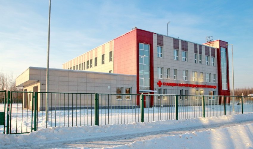 На улице Первого Мая в Петергофе построили станцию скорой помощи - «Свежие новости строительства»