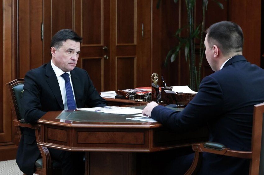 Андрей Воробьев обсудил модернизацию ЖКХ с главой горокруга Жуковский Паком - «Строительство»