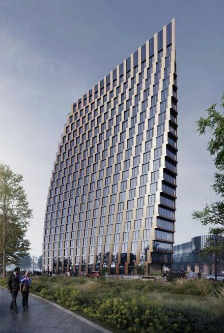 В Москве одобрили облик бизнес-центра "Аквилона" у станции МЦК Верхние Котлы - «Строительство»